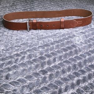 POLO RALPH LAUREN Distressed Leather Western Belt